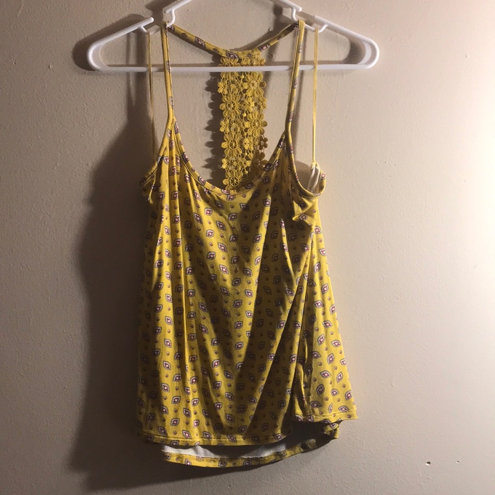 Raiser back tank top